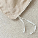 Japanese beige & white quilted duvet cover set bedroom bedding