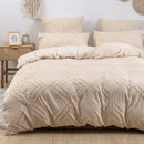 DecorBites™ Soft Tufted Microfiber Duvet Cover Set