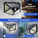 DecorBites™ Solar LED Outdoor Lights Set for Garden with Motion Sensor