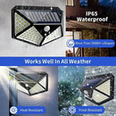 DecorBites™ Solar LED Outdoor Lights Set for Garden with Motion Sensor