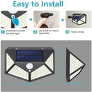 DecorBites™ Solar LED Outdoor Lights Set for Garden with Motion Sensor