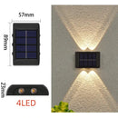 DecorBites™ Solar LED Outdoor Wall Light