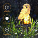 DecorBites™ Solar Owl Garden Light - Decorative, Waterproof LED