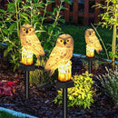 DecorBites™ Solar Owl Garden Light - Decorative, Waterproof LED