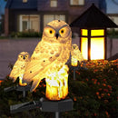 DecorBites™ Solar Owl Garden Light - Decorative, Waterproof LED