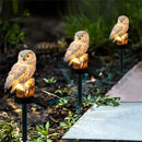 DecorBites™ Solar Owl Garden Light - Decorative, Waterproof LED