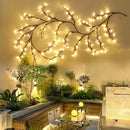 DecorBites™ Solar Willow Vine Light: Outdoor Decoration, Waterproof Fairy Light