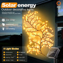 DecorBites™ Solar Willow Vine Light: Outdoor Decoration, Waterproof Fairy Light