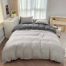 DecorBites™ Solid Color Brush Fabric Bedding Set - 4 Pieces
