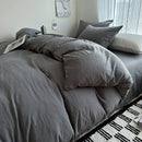 DecorBites™ Solid Cotton Bedding Set with Sheet - Various Sizes