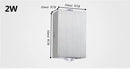 DecorBites™ Sphera Modern LED Cube Box Wall Sconces