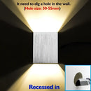 DecorBites™ Sphera Modern LED Cube Box Wall Sconces
