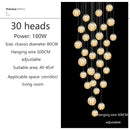 DecorBites™ Spiral Crystal Ball Chandelier Light - Free Shipping