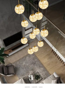 DecorBites™ Spiral Crystal Ball Chandelier Light - Free Shipping