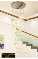 DecorBites™ Spiral Crystal Ball Chandelier Light - Free Shipping