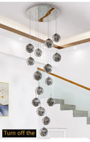 DecorBites™ Spiral Crystal Ball Chandelier Light - Free Shipping