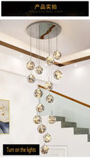 DecorBites™ Spiral Crystal Ball Chandelier Light - Free Shipping