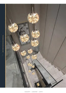 DecorBites™ Spiral Crystal Ball Chandelier Light - Free Shipping