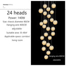 DecorBites™ Spiral Crystal Ball Chandelier Light - Free Shipping