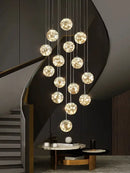 DecorBites™ Spiral Crystal Ball Chandelier Light - Free Shipping