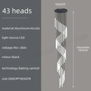 DecorBites™ Spiral LED Ceiling Chandelier for Home Decor