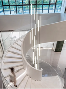 DecorBites™ Spiral LED Chandelier for Modern Home