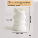 DecorBites™ Spiral White Vase for Home Decor