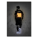 DecorBites™ Sports Stars Neon Wall Art Print