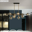 DecorBites™ Sputnik Hanging Island Light - Minimalist Glass Ball Pendant for Dining Room