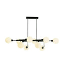 DecorBites™ Sputnik Hanging Island Light - Minimalist Glass Ball Pendant for Dining Room