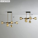 DecorBites™ Sputnik Hanging Island Light - Minimalist Glass Ball Pendant for Dining Room