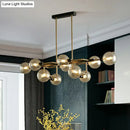 DecorBites™ Sputnik Hanging Island Light - Minimalist Glass Ball Pendant for Dining Room