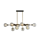 DecorBites™ Sputnik Hanging Island Light - Minimalist Glass Ball Pendant for Dining Room