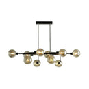 DecorBites™ Sputnik Hanging Island Light - Minimalist Glass Ball Pendant for Dining Room
