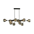 DecorBites™ Sputnik Hanging Island Light - Minimalist Glass Ball Pendant for Dining Room