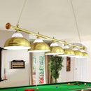 Chrome stainless steel billiard light game room ceiling lamp