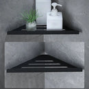 DecorBites™ Stainless Steel Corner Shower Shelf Organizer