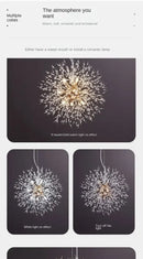 DecorBites™ Starry Sky Crystal Pendant Light Fixture