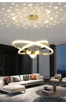 DecorBites™ Starry Sky LED Chandelier for Living Room