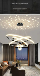 DecorBites™ Starry Sky LED Chandelier for Living Room