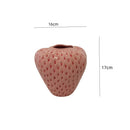 DecorBites™ Strawberry Cartoon Ceramic Vase for Kids Room