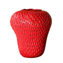 DecorBites™ Strawberry Cartoon Ceramic Vase for Kids Room