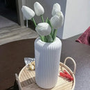 DecorBites™ Striped Plastic Vase for Flowers
