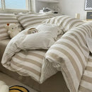 DecorBites™ Striped Quilt Set with Pillowcases and Sheet