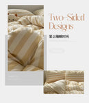 DecorBites™ Striped Quilt Set with Pillowcases and Sheet