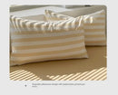 DecorBites™ Striped Quilt Set with Pillowcases and Sheet