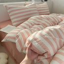 DecorBites™ Striped Quilt Set with Pillowcases and Sheet