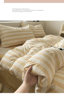 DecorBites™ Striped Quilt Set with Pillowcases and Sheet