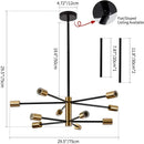 DecorBites™ Stylish Hanging Chandelier for Home Decor