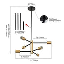 DecorBites™ Stylish Hanging Chandelier for Home Decor